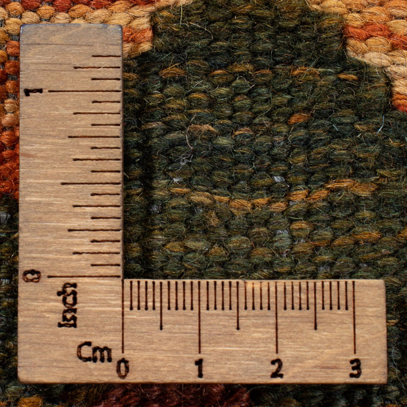 Kelim Carpet - Splash - 204 x 158 cm - flerfarvet
