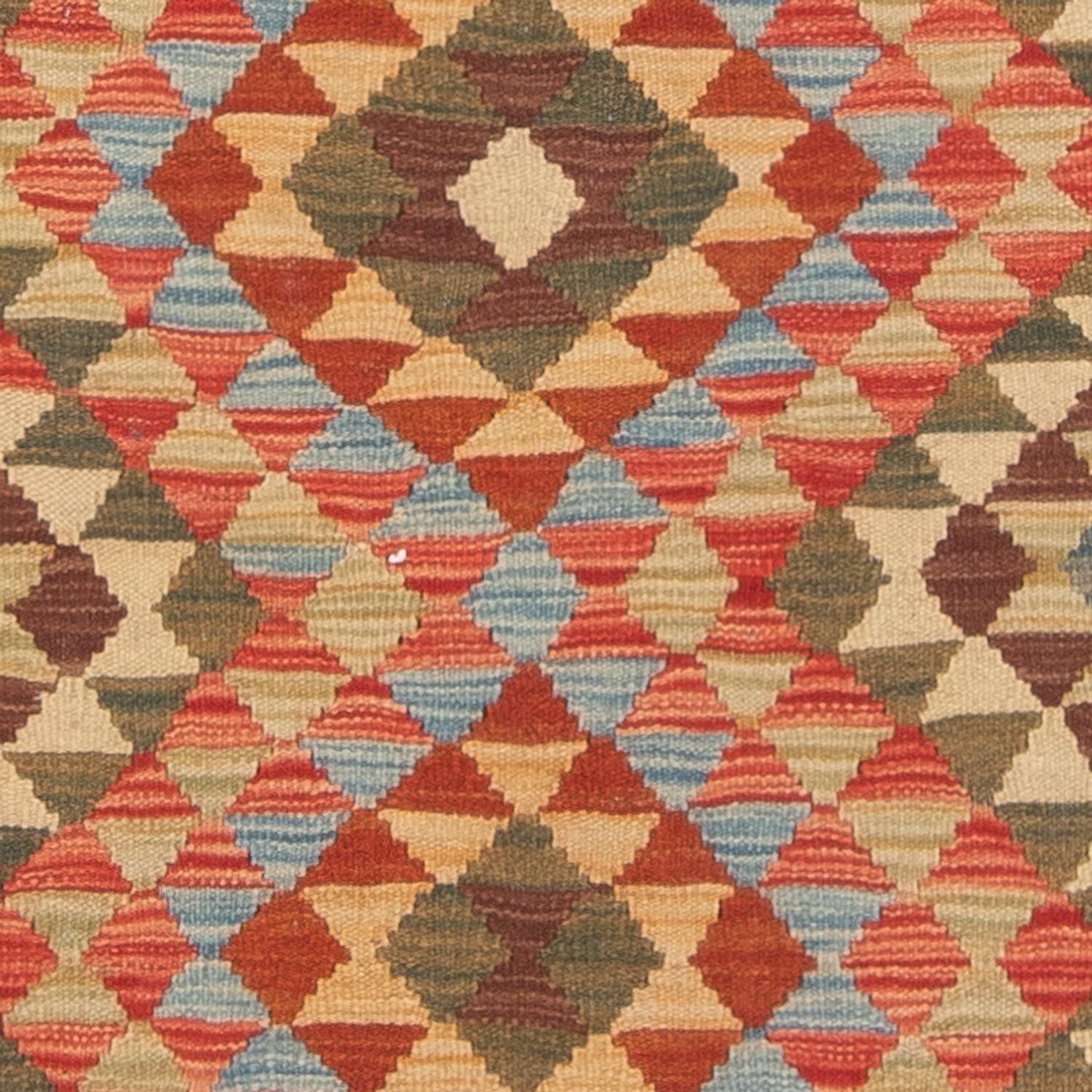 Kelim Carpet - Splash - 114 x 87 cm - flerfarvet
