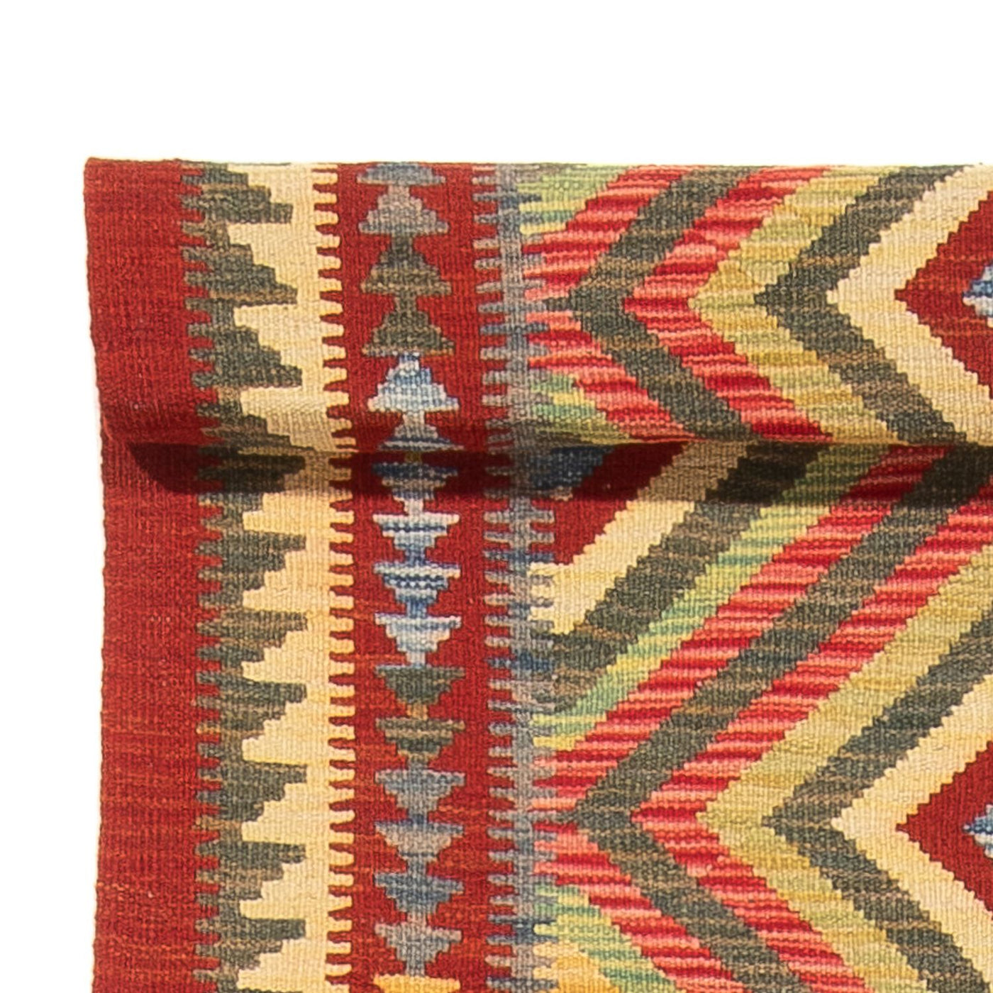 Kilim Maimana Tæppe 402x91cm - Uldtæppe