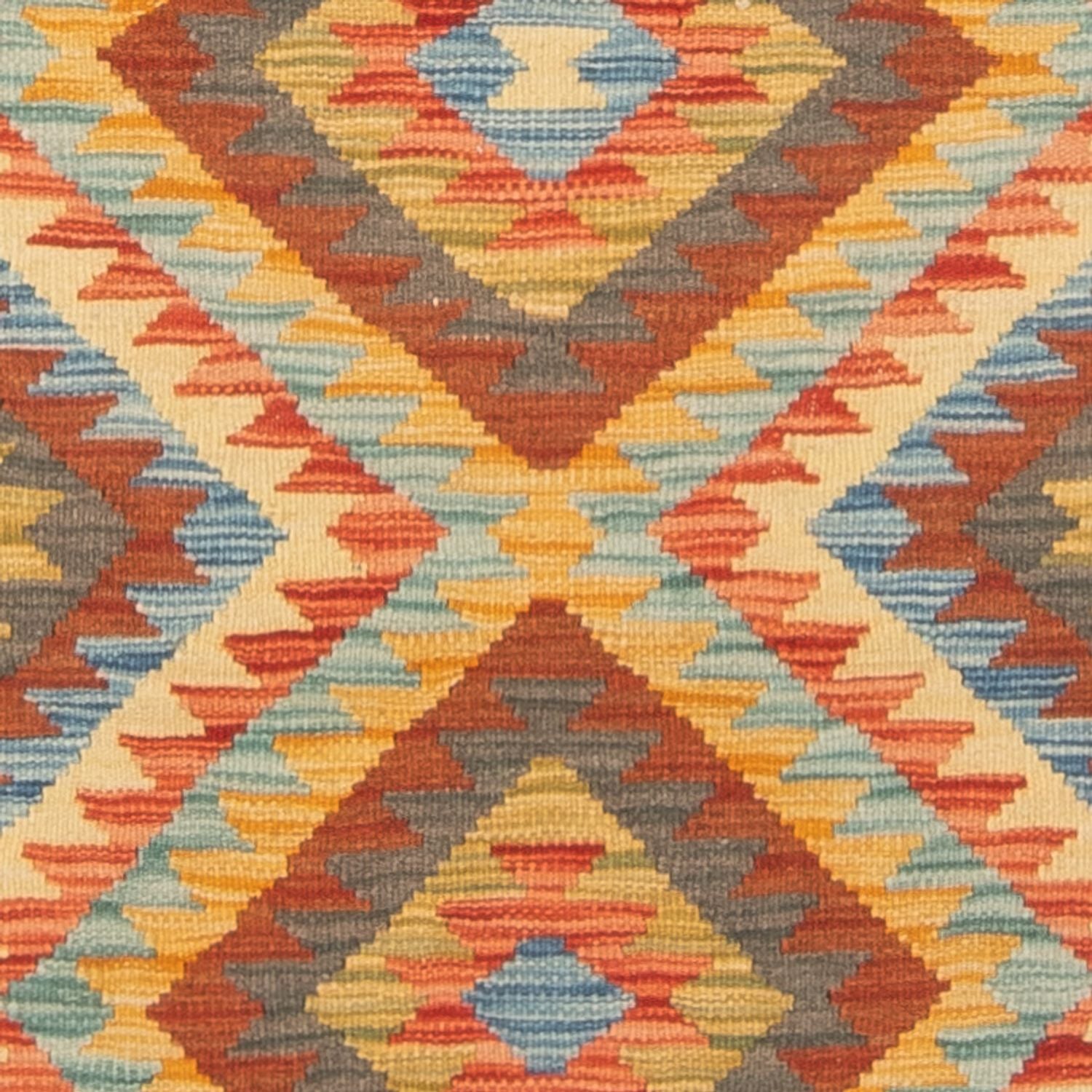 Kelim Carpet - Splash - 119 x 86 cm - flerfarvet