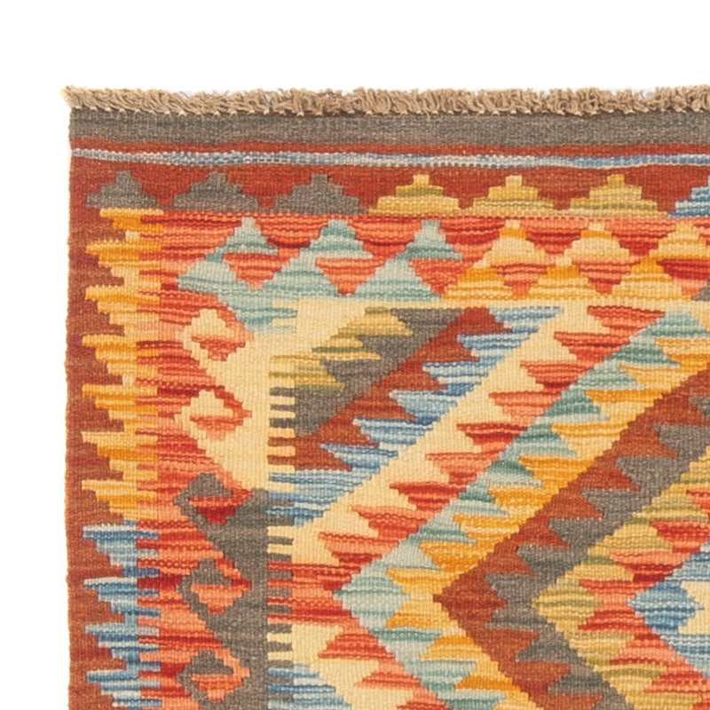 Kelim Carpet - Splash - 119 x 86 cm - flerfarvet
