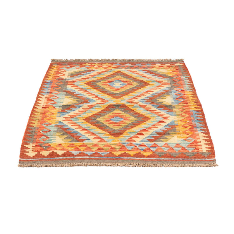 Kelim Carpet - Splash - 119 x 86 cm - flerfarvet