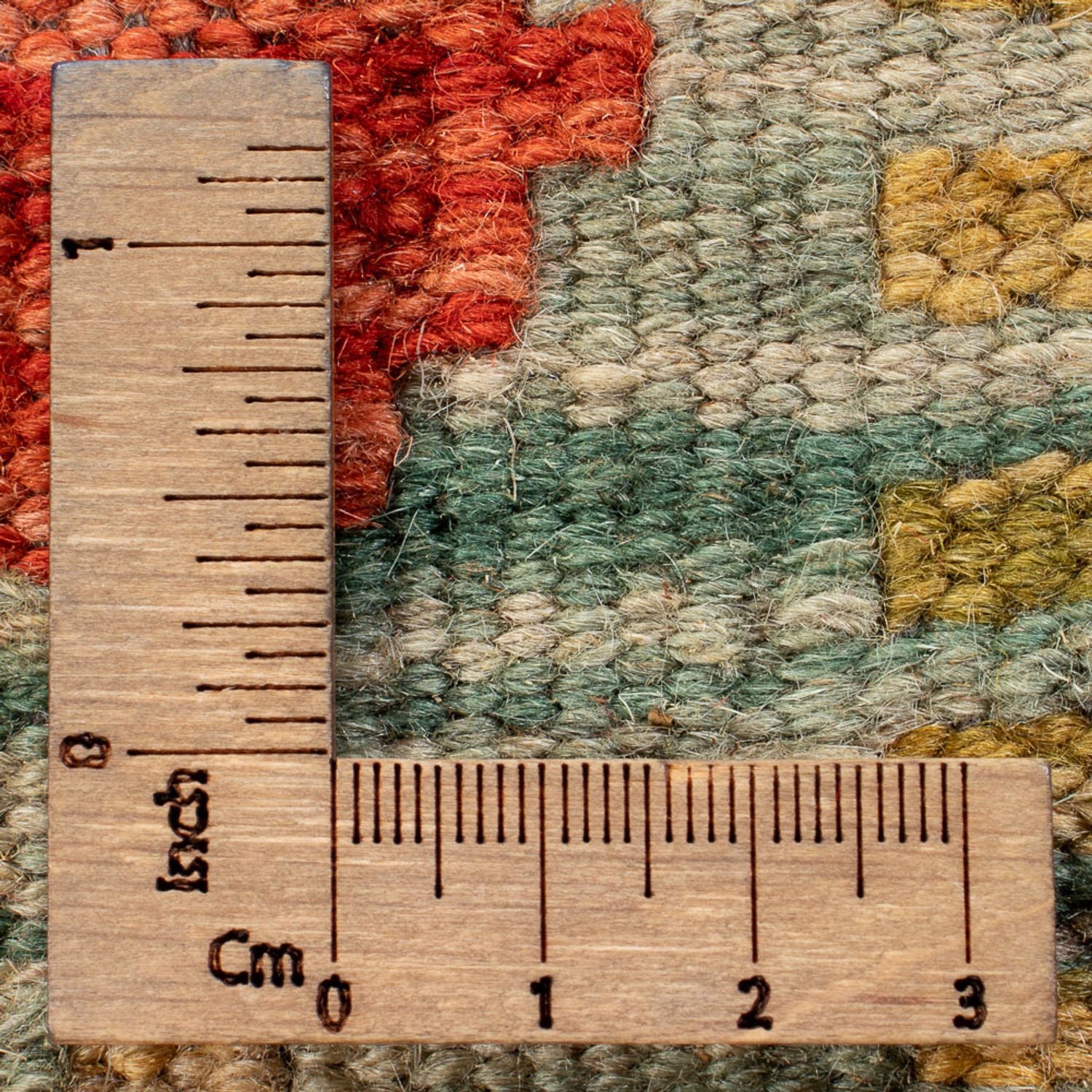 Løber Kelim Carpet - Splash - 201 x 107 cm - flerfarvet