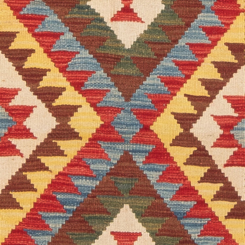 Kelim Carpet - Splash - 155 x 102 cm - flerfarvet
