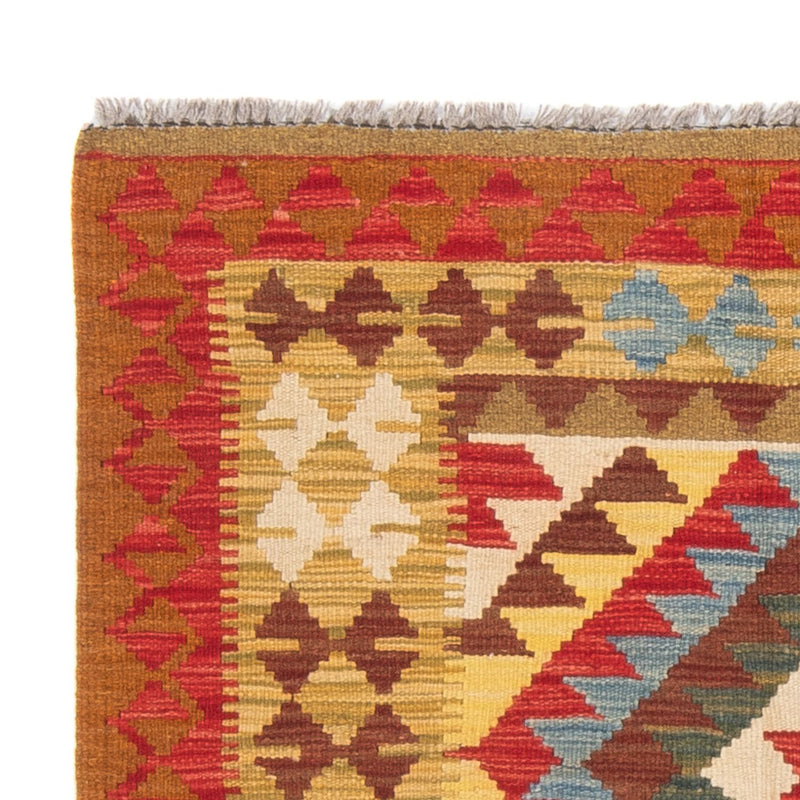 Kelim Carpet - Splash - 155 x 102 cm - flerfarvet