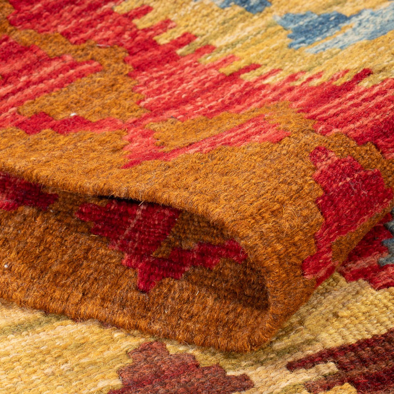 Kelim Carpet - Splash - 155 x 102 cm - flerfarvet