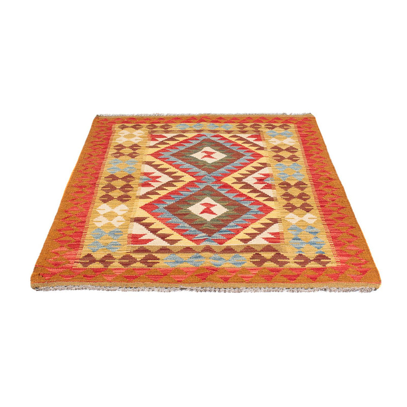 Kelim Carpet - Splash - 155 x 102 cm - flerfarvet