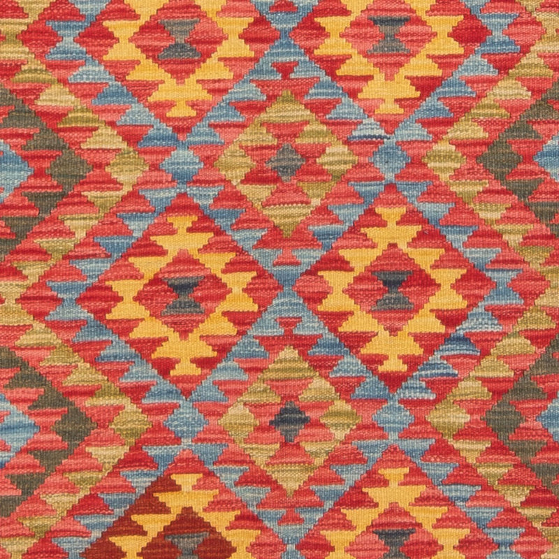 Kelim Carpet - Splash - 152 x 112 cm - flerfarvet