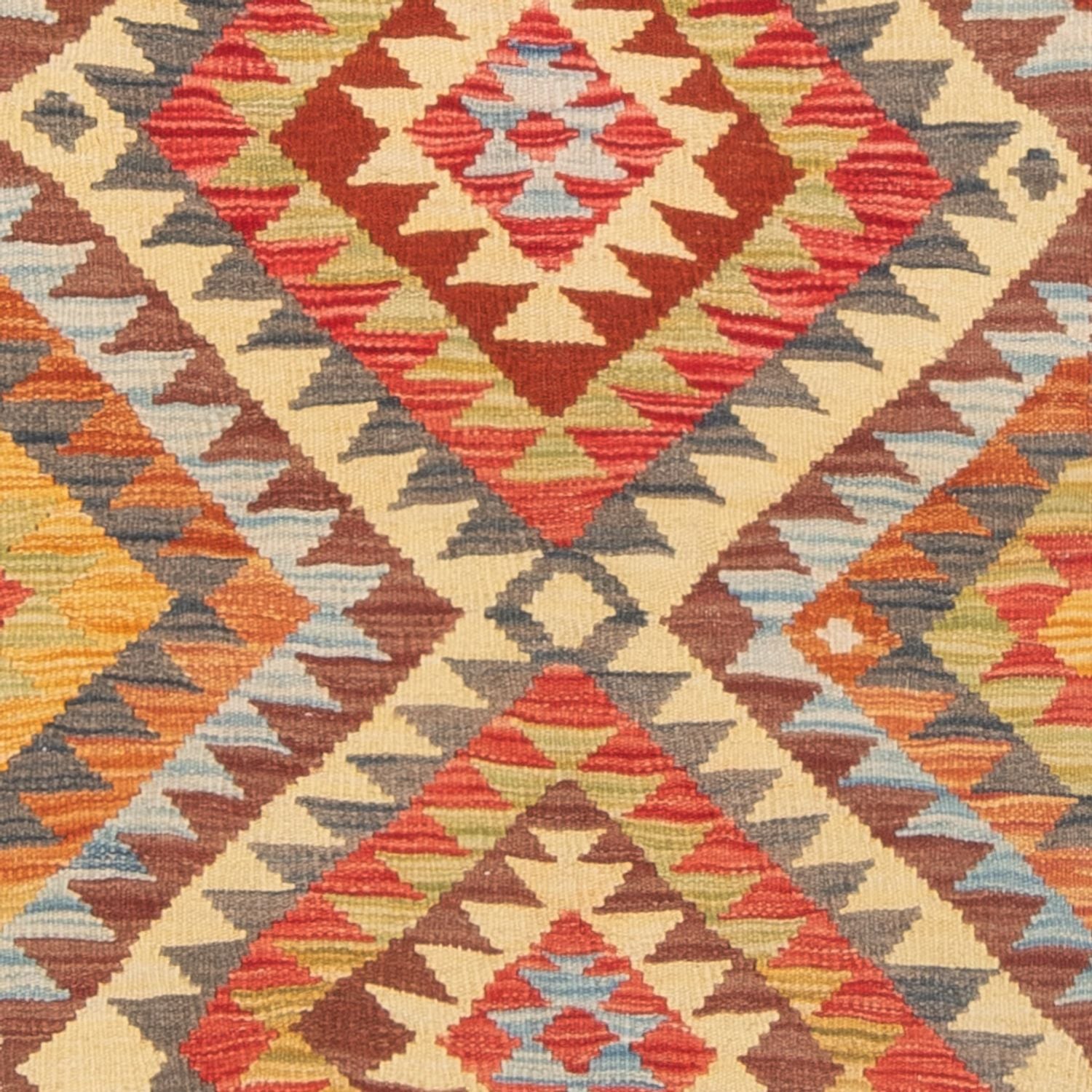 Kelim Carpet - Splash - 152 x 100 cm - flerfarvet