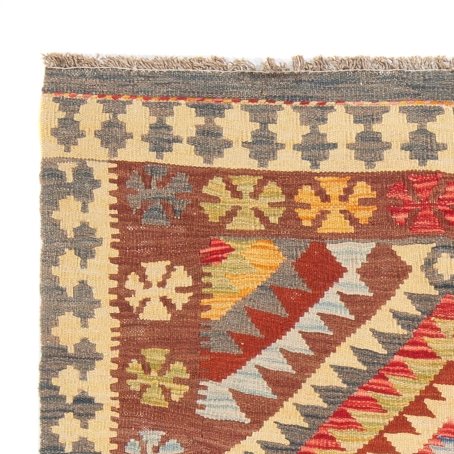 Kelim Carpet - Splash - 152 x 100 cm - flerfarvet