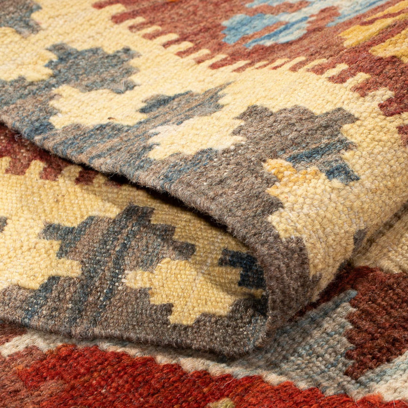 Kelim Carpet - Splash - 152 x 100 cm - flerfarvet