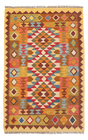 Kelim Carpet - Splash - 162 x 101 cm - flerfarvet