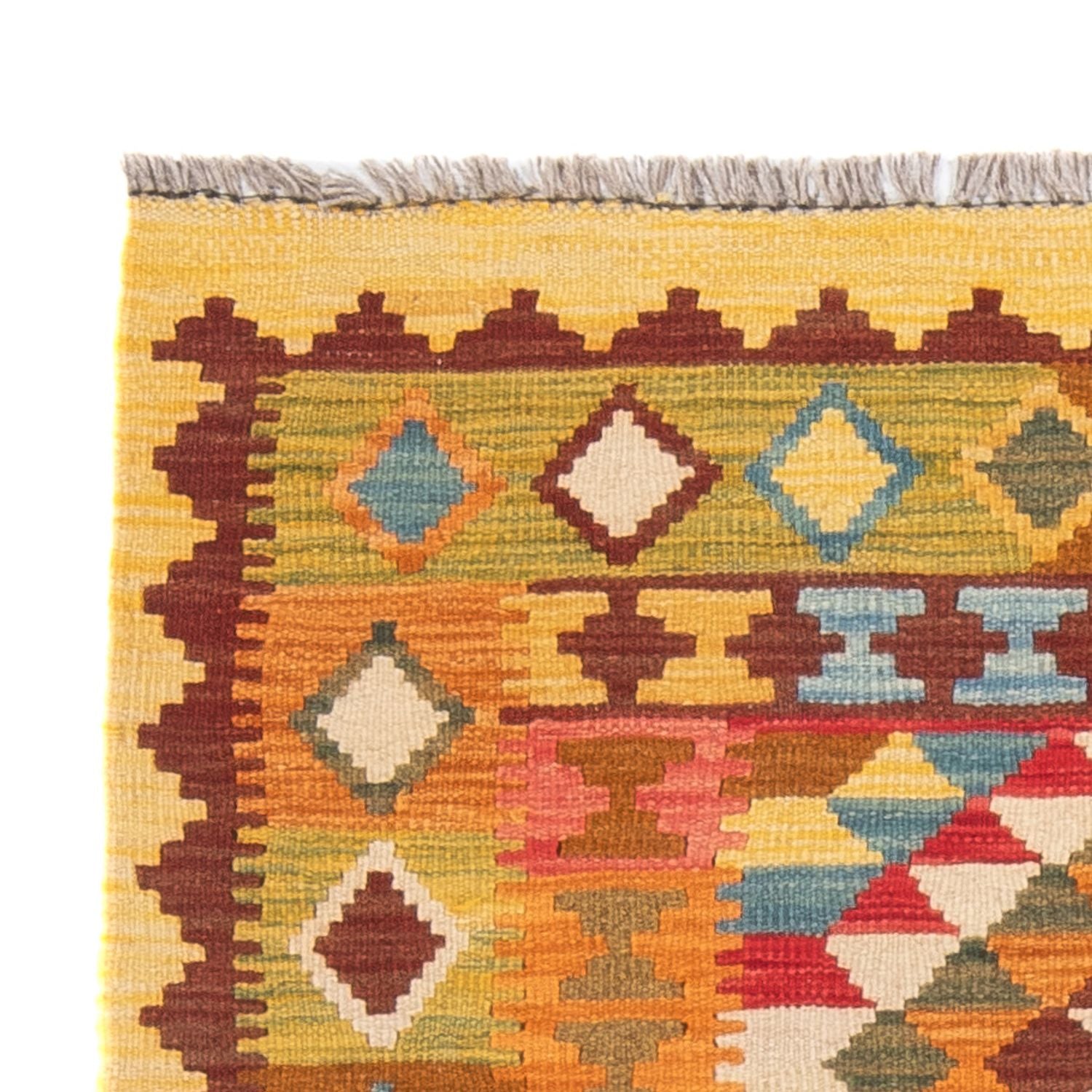 Kelim Carpet - Splash - 162 x 101 cm - flerfarvet