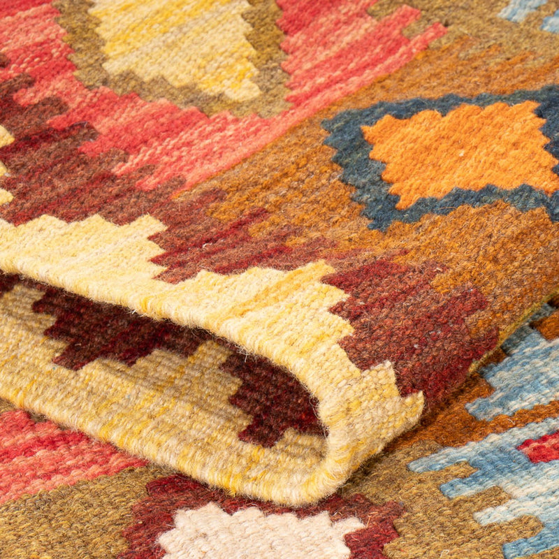 Kelim Carpet - Splash - 162 x 101 cm - flerfarvet