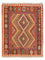 Kelim Carpet - Splash - 198 x 148 cm - flerfarvet