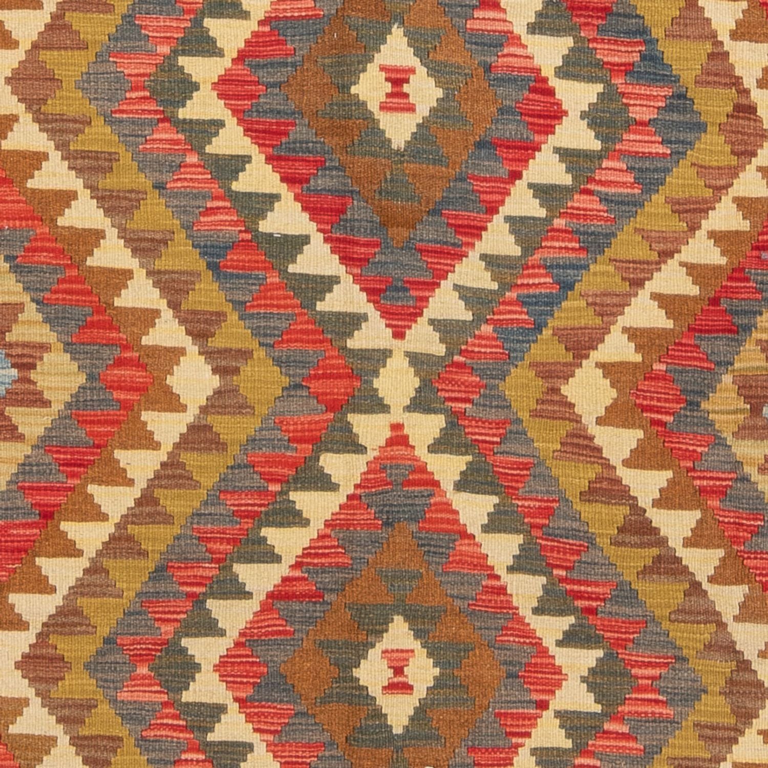 Kelim Carpet - Splash - 198 x 148 cm - flerfarvet