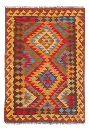 Kelim Carpet - Splash - 150 x 100 cm - flerfarvet