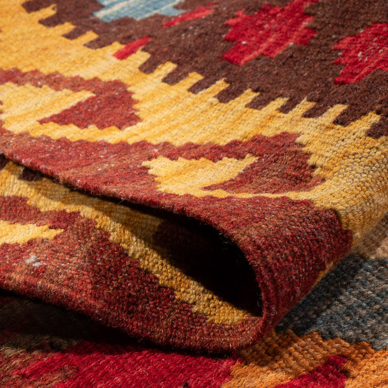 Kelim Carpet - Splash - 150 x 100 cm - flerfarvet