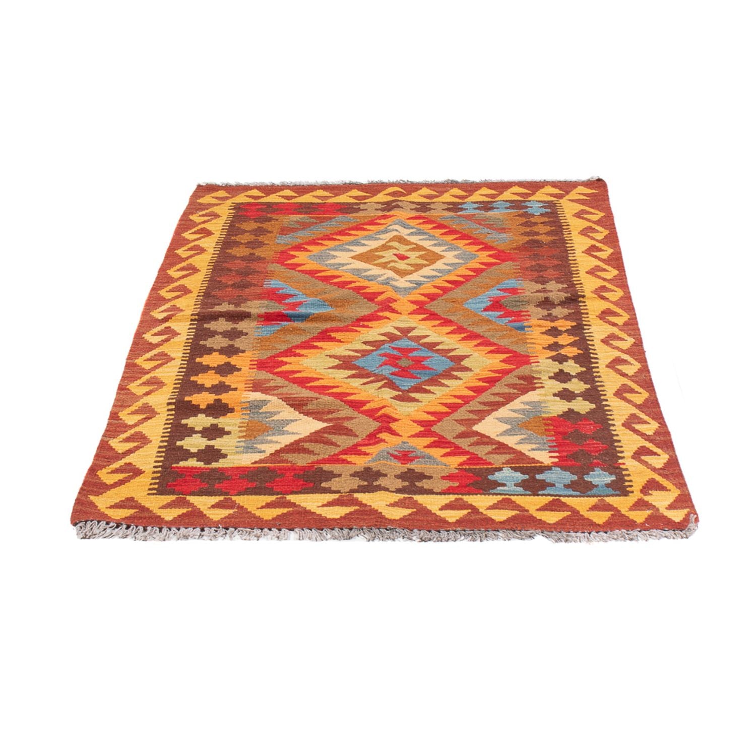 Kelim Carpet - Splash - 150 x 100 cm - flerfarvet