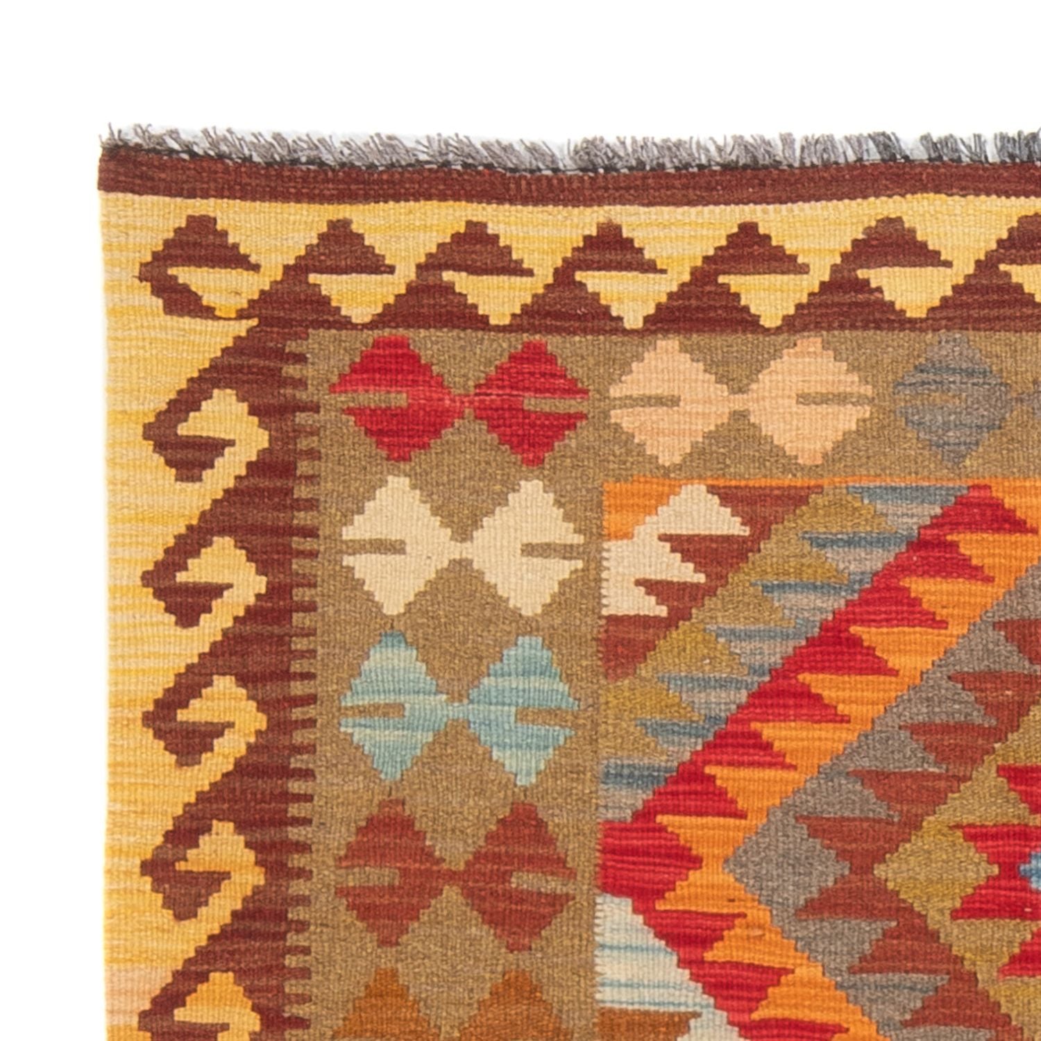 Kelim Carpet - Splash - 149 x 103 cm - flerfarvet