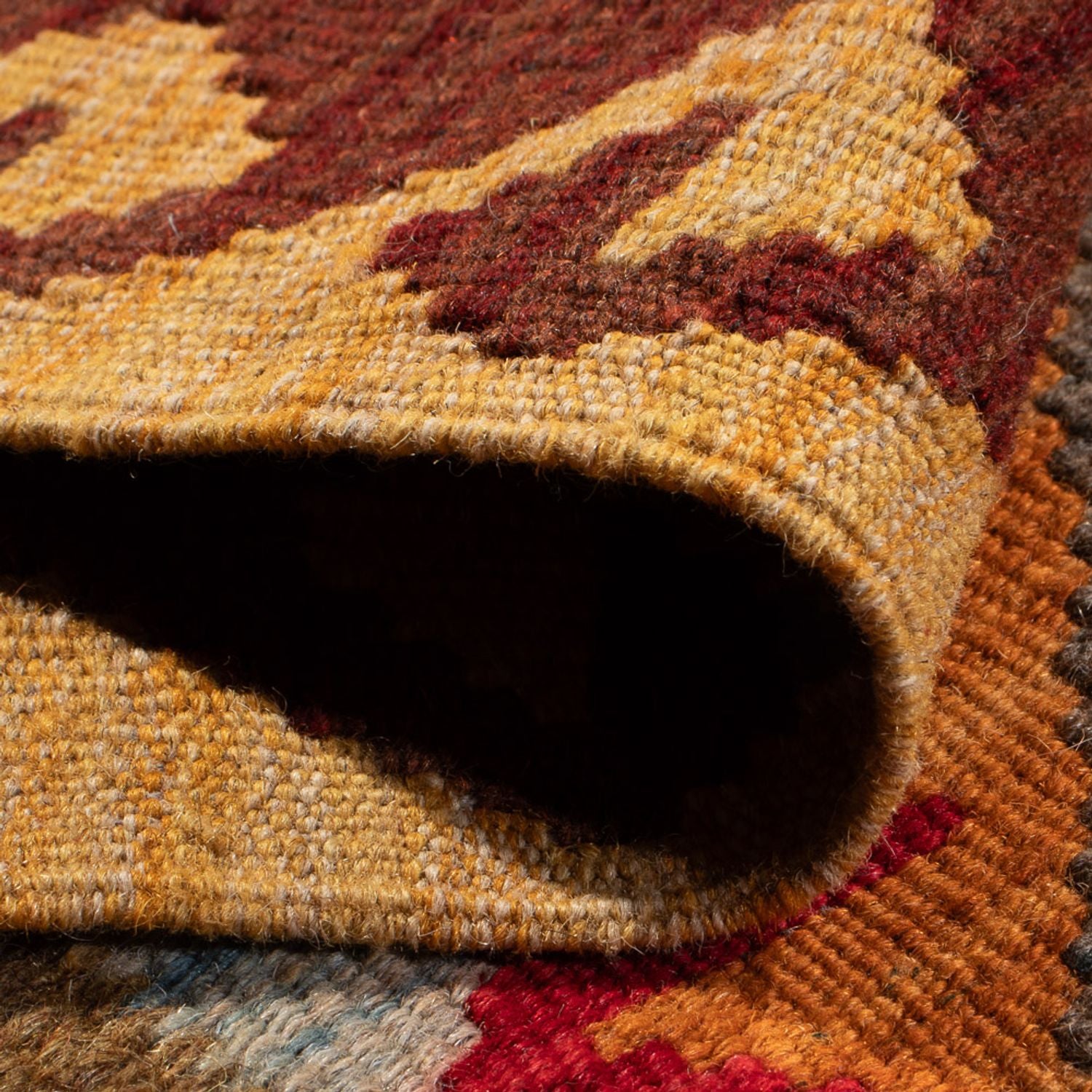Kelim Carpet - Splash - 149 x 103 cm - flerfarvet