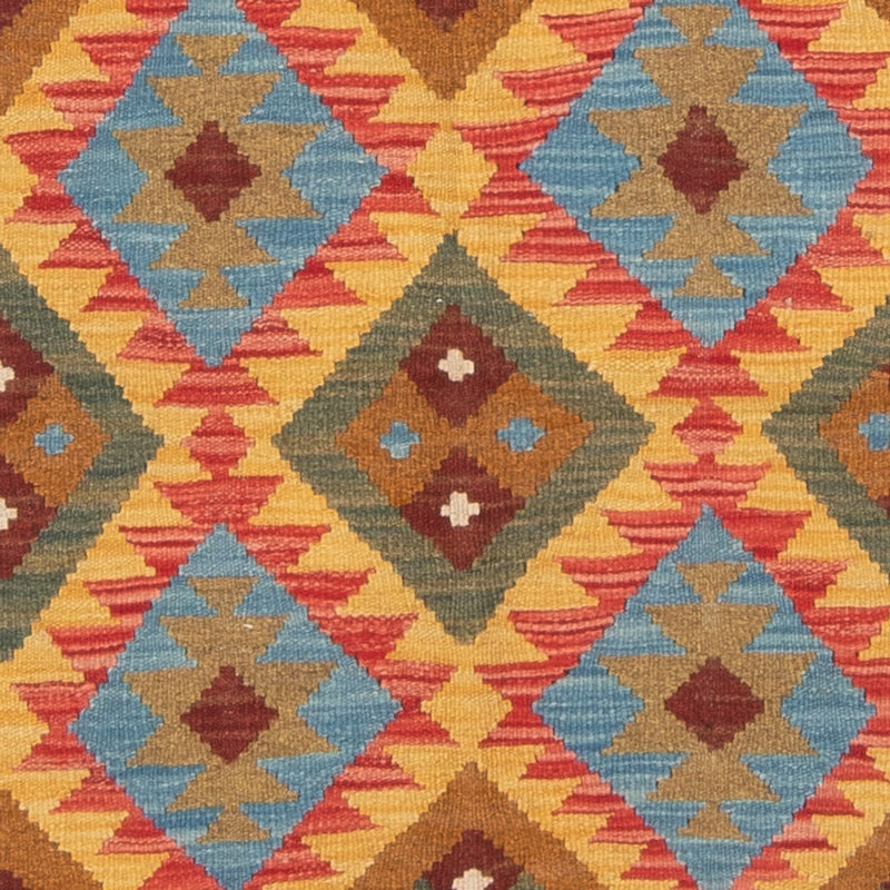 Kelim Carpet - Splash - 151 x 103 cm - flerfarvet