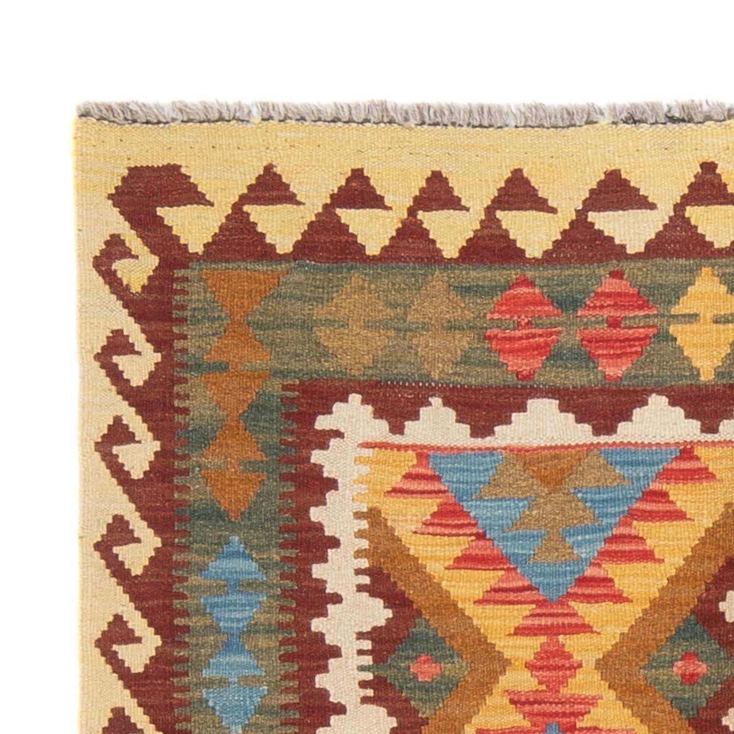 Kelim Carpet - Splash - 151 x 103 cm - flerfarvet
