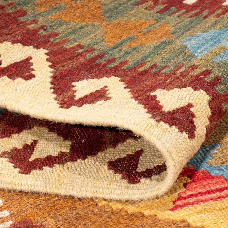 Kelim Carpet - Splash - 151 x 103 cm - flerfarvet
