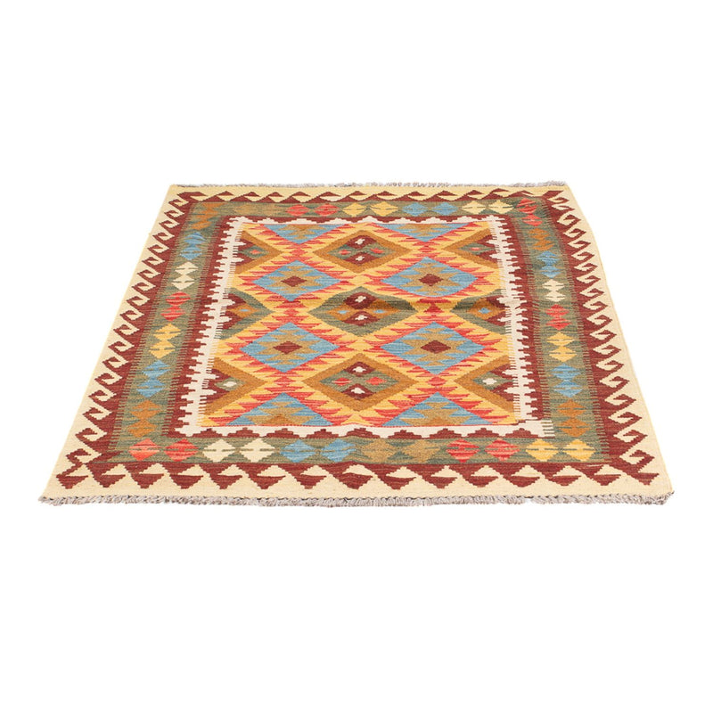 Kelim Carpet - Splash - 151 x 103 cm - flerfarvet