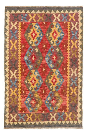 Kelim Carpet - Splash - 152 x 100 cm - flerfarvet