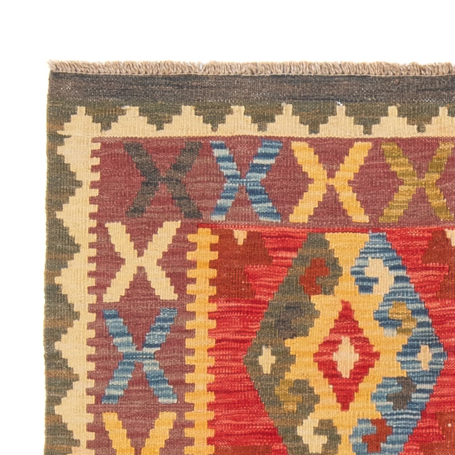 Kelim Carpet - Splash - 152 x 100 cm - flerfarvet