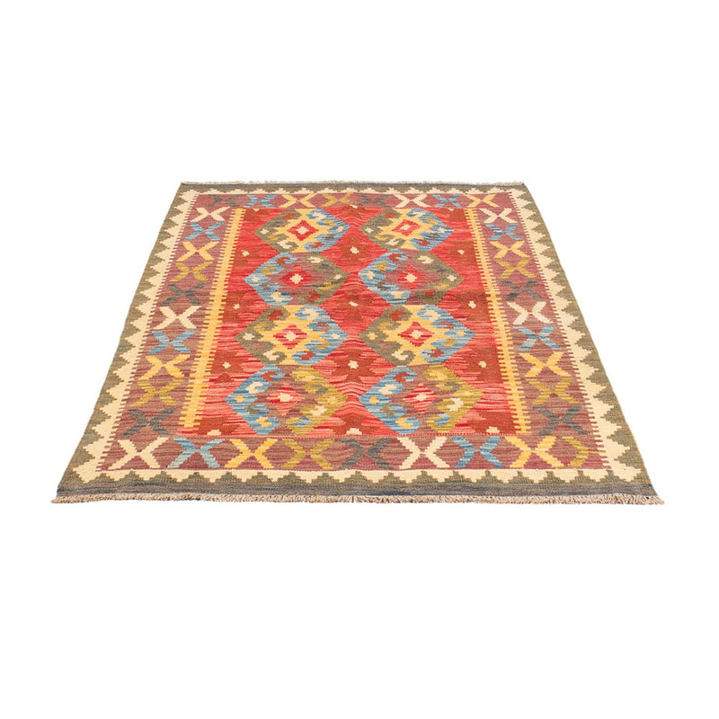 Kelim Carpet - Splash - 152 x 100 cm - flerfarvet