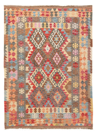 Kelim Carpet - Splash - 176 x 127 cm - flerfarvet