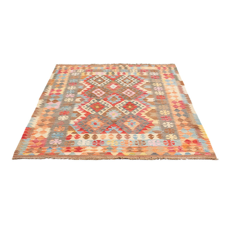 Kelim Carpet - Splash - 176 x 127 cm - flerfarvet