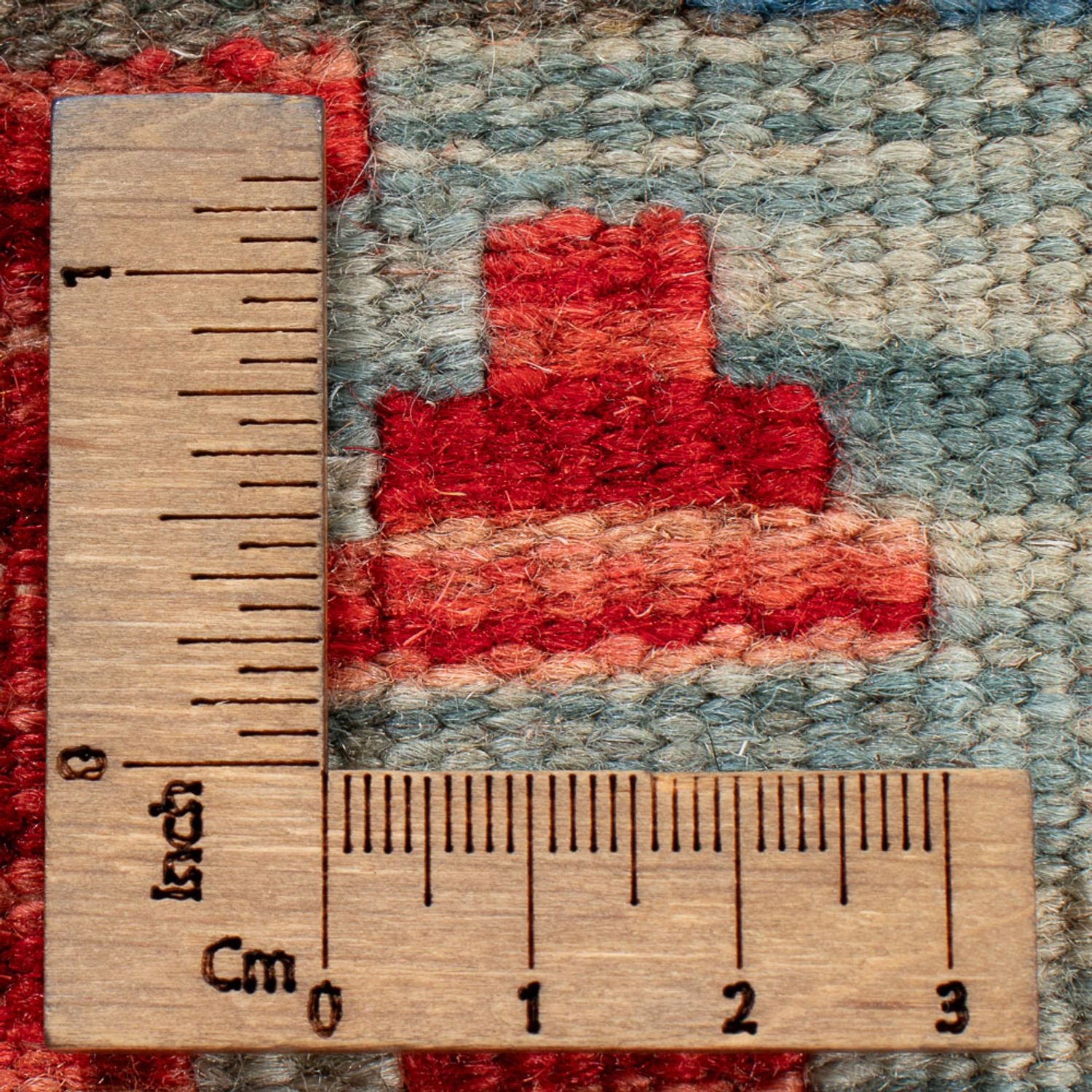 Kelim Carpet - Splash - 176 x 127 cm - flerfarvet