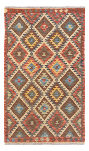 Kelim Carpet - Splash - 169 x 96 cm - flerfarvet