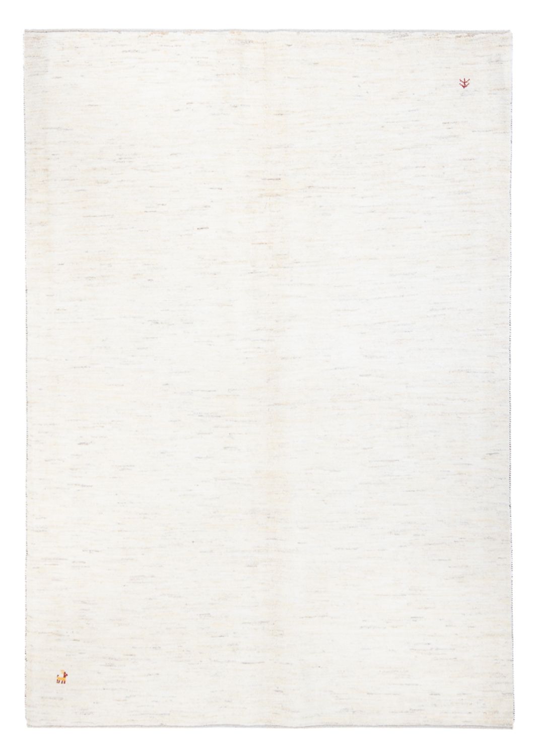 Gabbeh-tæppe - Persisk - 236 x 166 cm - hvid