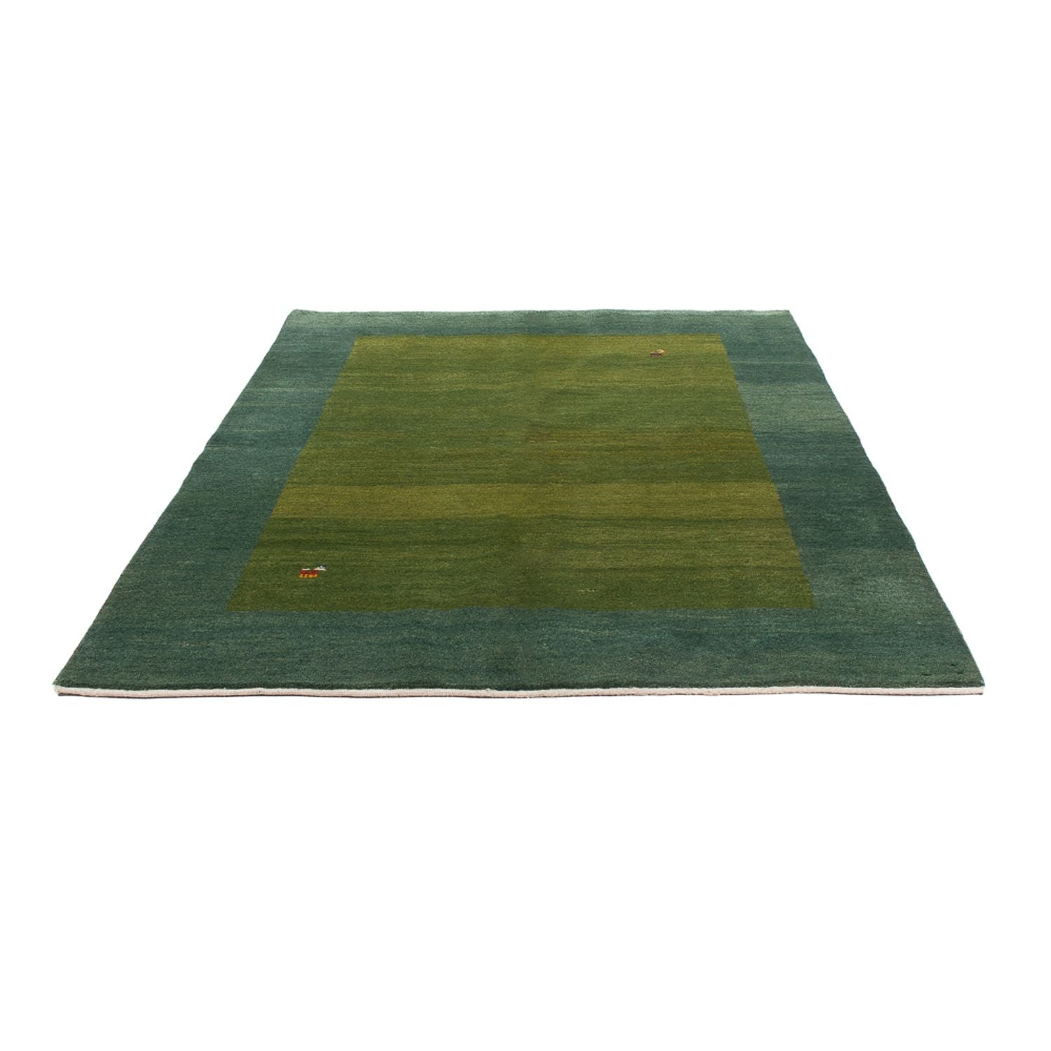 Gabbeh-tæppe - Persisk - 203 x 146 cm - mintgrøn