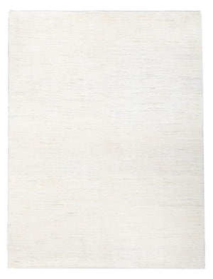Gabbeh-tæppe - Persisk - 196 x 148 cm - hvid