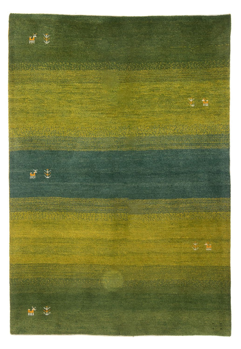 Gabbeh-tæppe - Persisk - 201 x 148 cm - grøn