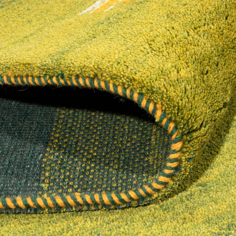 Gabbeh-tæppe - Persisk - 201 x 148 cm - grøn