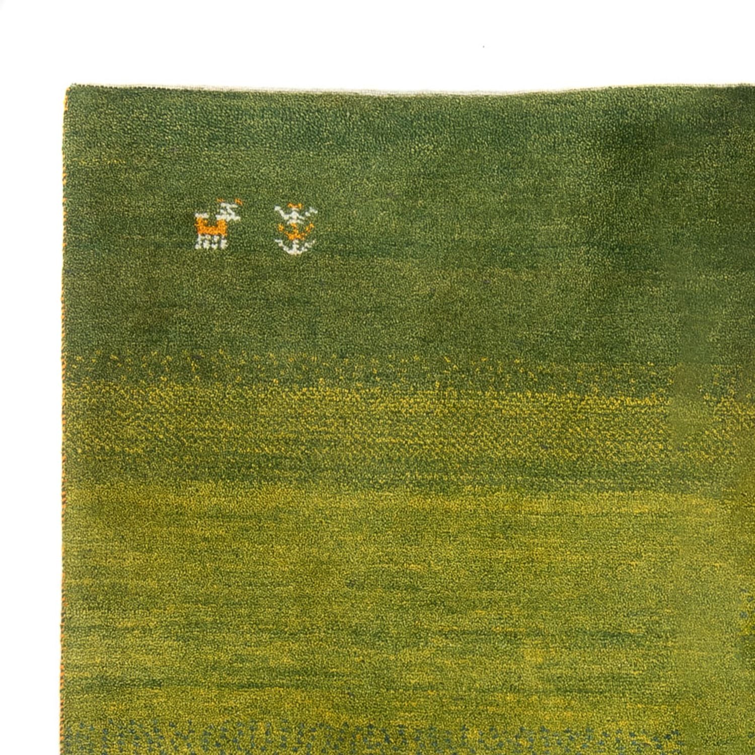 Gabbeh-tæppe - Persisk - 202 x 149 cm - grøn