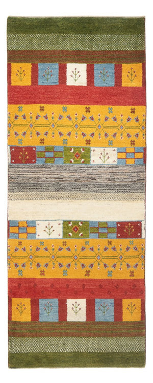 Løber Gabbeh-tæppe - Persisk - 200 x 82 cm - flerfarvet