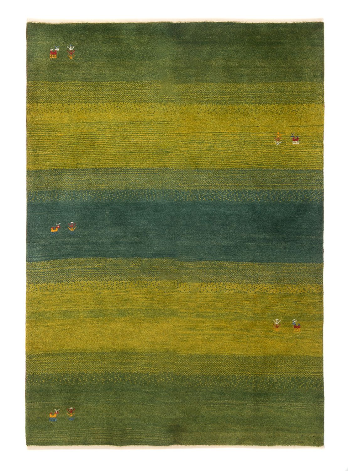 Gabbeh-tæppe - Persisk - 204 x 152 cm - grøn