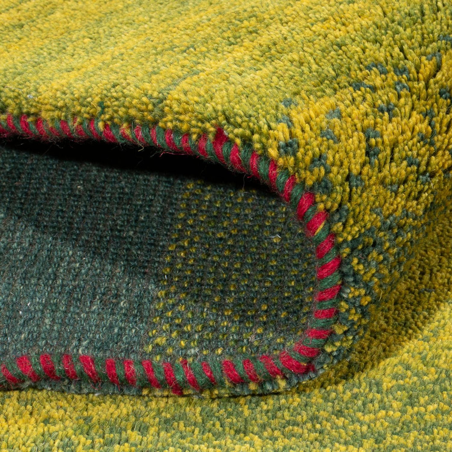 Gabbeh-tæppe - Persisk - 204 x 152 cm - grøn