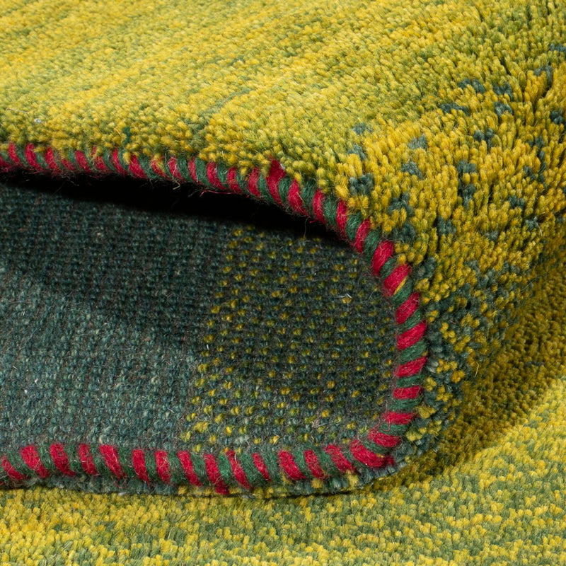 Gabbeh-tæppe - Persisk - 204 x 152 cm - grøn