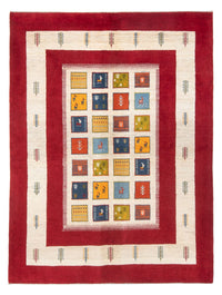 Gabbeh-tæppe - Persisk - 204 x 157 cm - flerfarvet