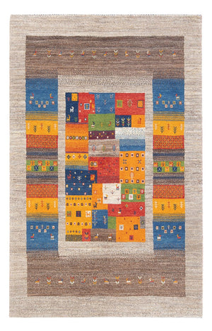 Gabbeh Tæppe - Loribaft Persisk - 184 x 124 cm - flerfarvet
