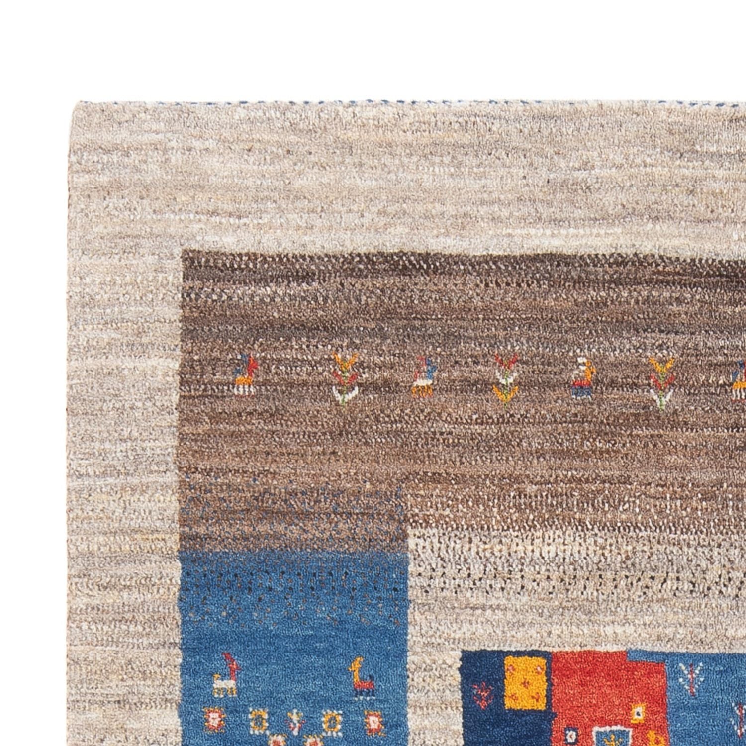 Gabbeh Tæppe - Loribaft Persisk - 184 x 124 cm - flerfarvet