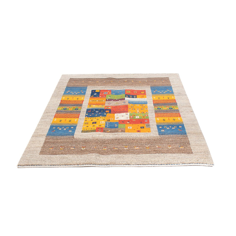 Gabbeh Tæppe - Loribaft Persisk - 184 x 124 cm - flerfarvet